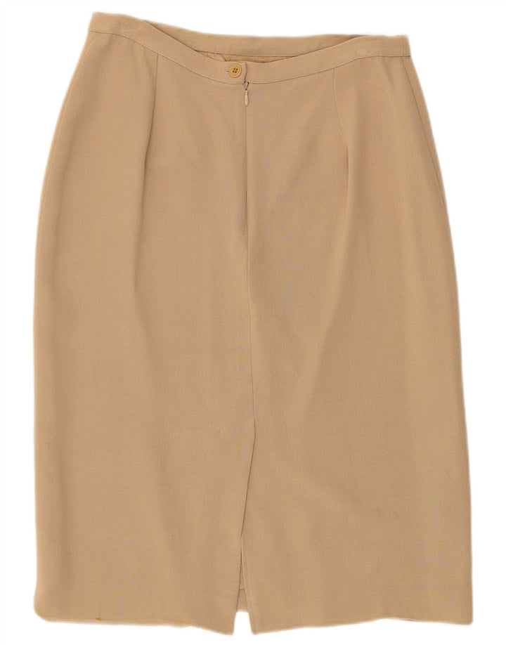 Max & Co. Pencilnederdel til kvinder UK 12 Medium W28 Beige Acetate