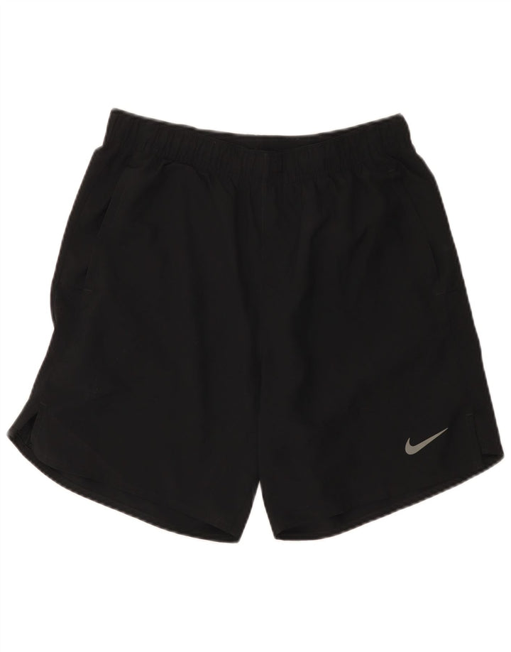 Nike Dame Dri Fit Sport Shorts UK 10 Small Black Polyester