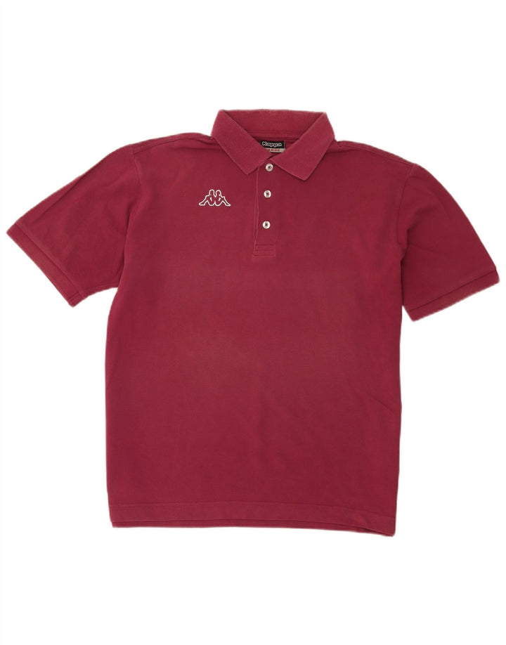 Kappa Polo Shirt til mænd Stor Bourgogne bomuld