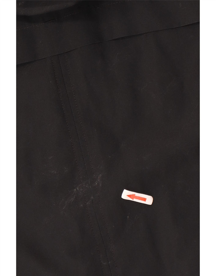 Vans Dame Hætte Regnfrakke UK 14 Medium Sort Polyester