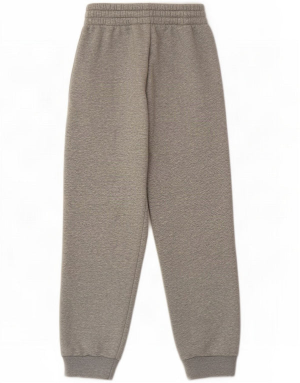 Adidas Boys Tracksuit Trousers Joggers 9-10 Years Grey Cotton
