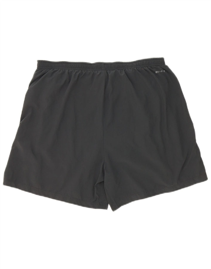 Nike Herre Dri Fit Sportshorts Medium Grey Colourblock Polyester