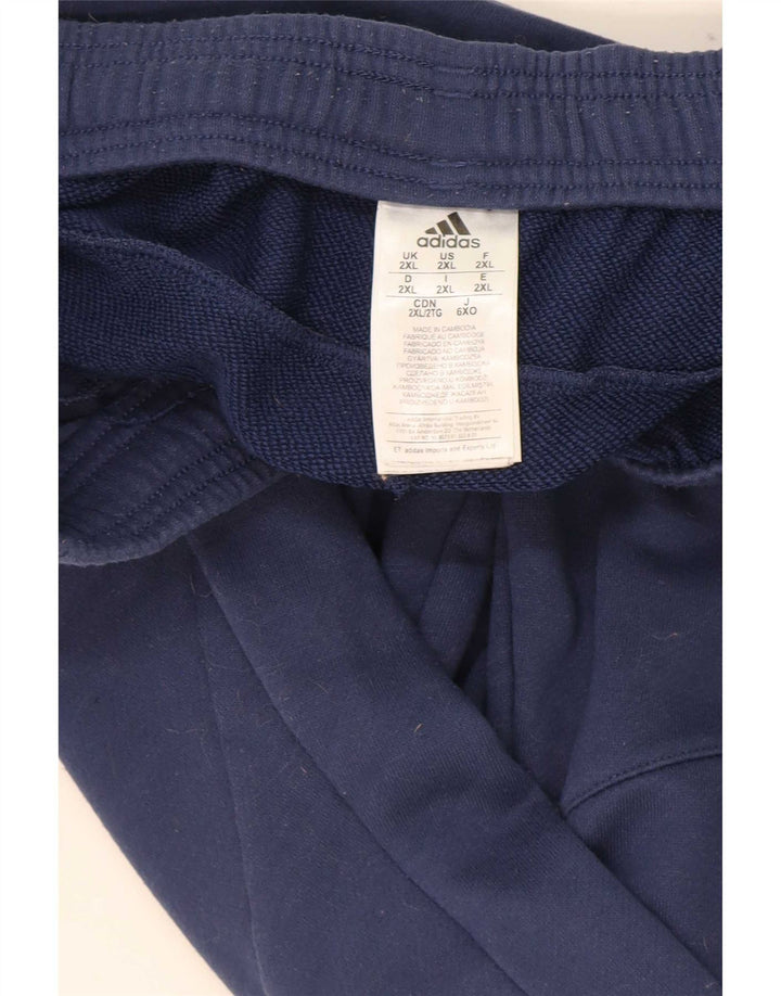 Adidas Herre træningsdragt Bukser Joggers 2XL Navy Blue Polyester