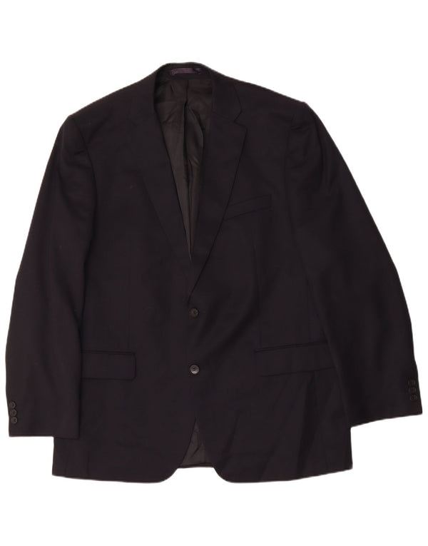 Marks & Spencer Herre lang 2-knaps blazerjakke UK 44 XL Navy Blue