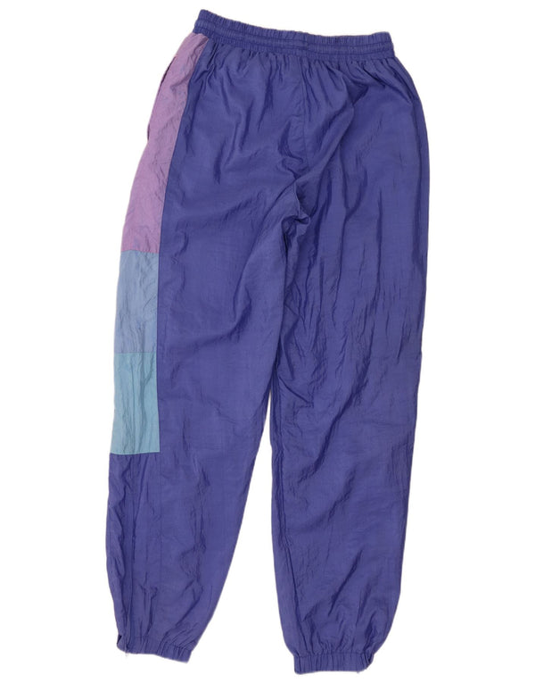 Vintage træningsdragt til mænd Joggers Lille lilla Colourblock Nylon