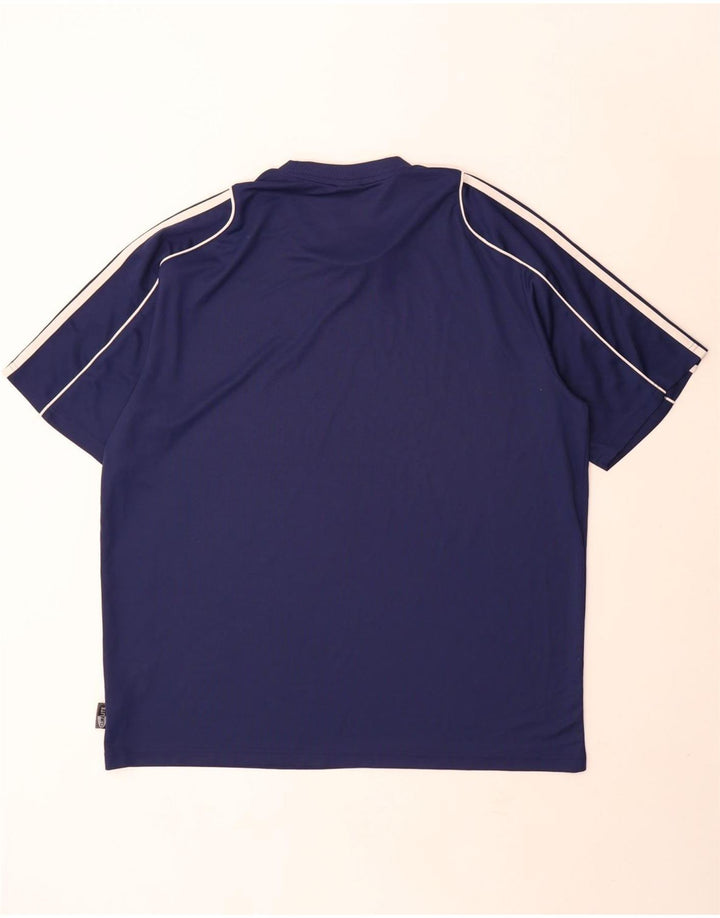 Adidas Herre Climalite T-Shirt Top XL Navy Blue Polyester