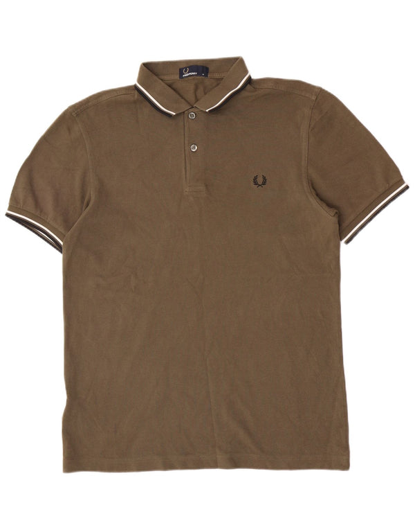 Fred Perry Herre poloshirt Medium Khaki Bomuld
