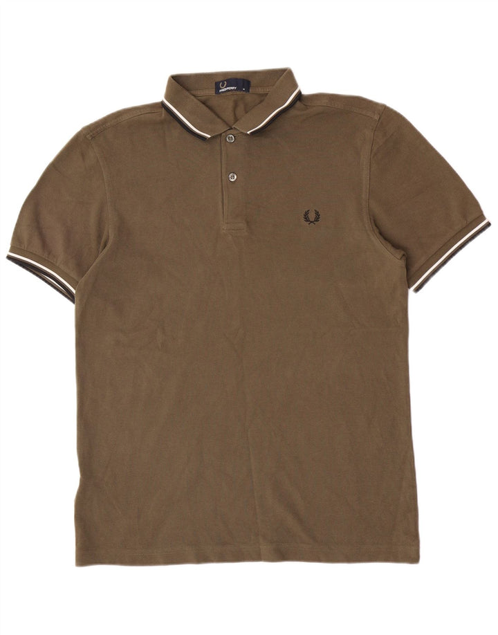 Fred Perry Herre poloshirt Medium Khaki Bomuld