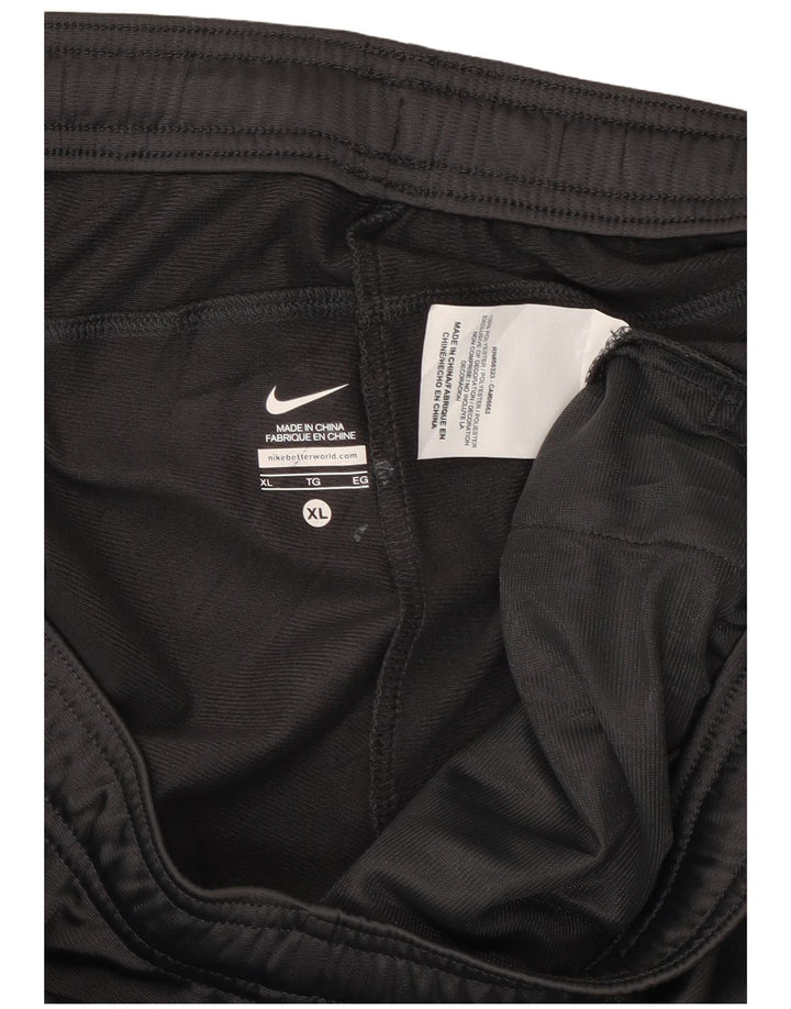 Nike Dame Capri Træningsdragt Bukser UK 18 XL Grå Colourblock Polyester