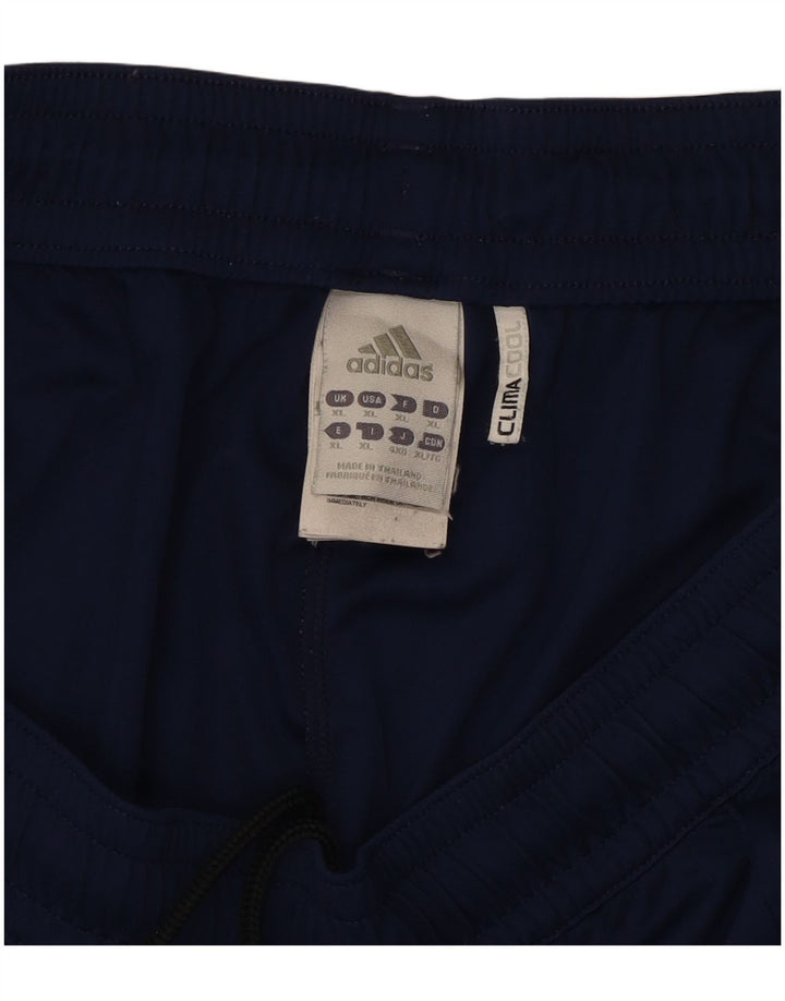 Adidas Herre Climacool Sport Shorts XL Navy Blue Colourblock Polyester