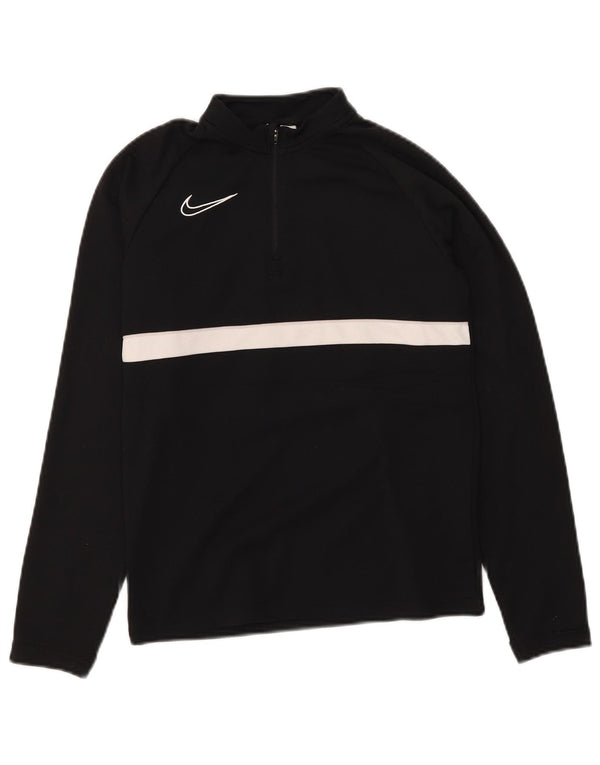 Nike Boys Dri Fit Pullover Træningsdragt Top 10-11 år Medium Sort