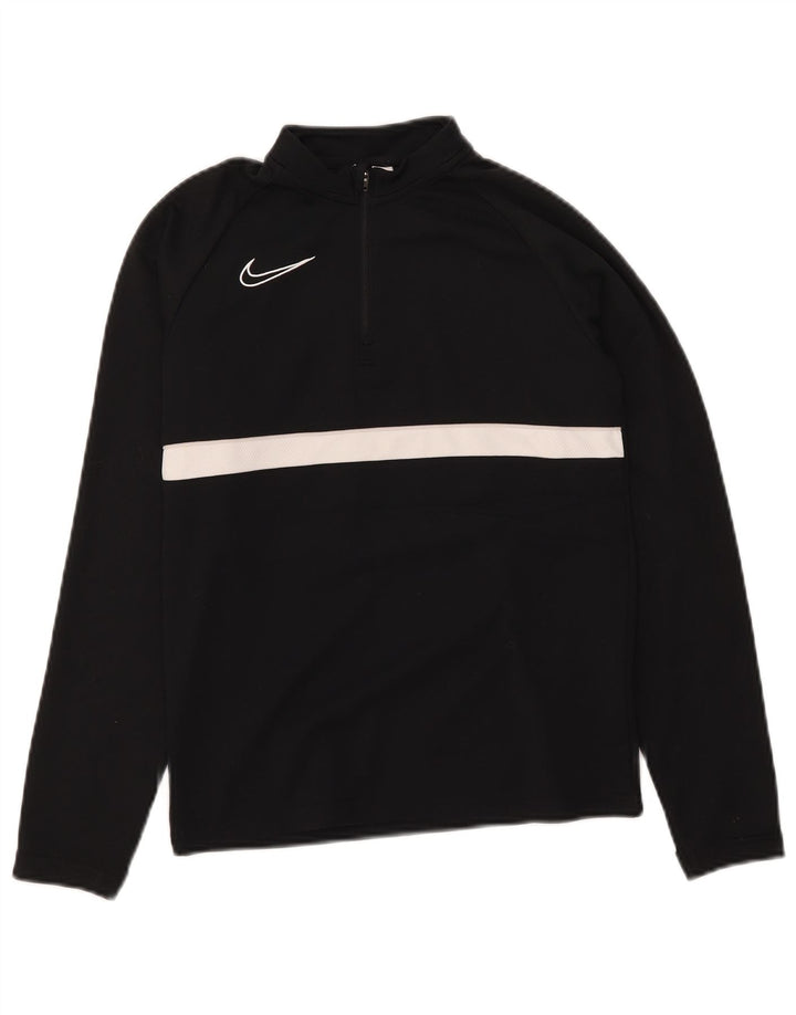 Nike Boys Dri Fit Pullover Træningsdragt Top 10-11 år Medium Sort
