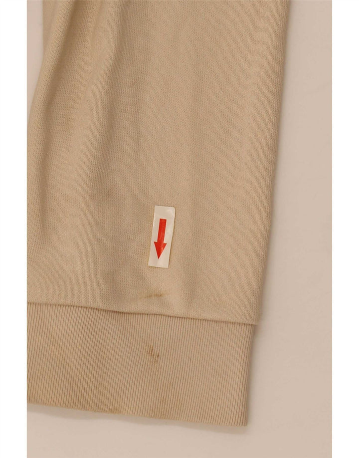 Adidas Graphic Sweatshirt Jumper XL Beige Bomuld