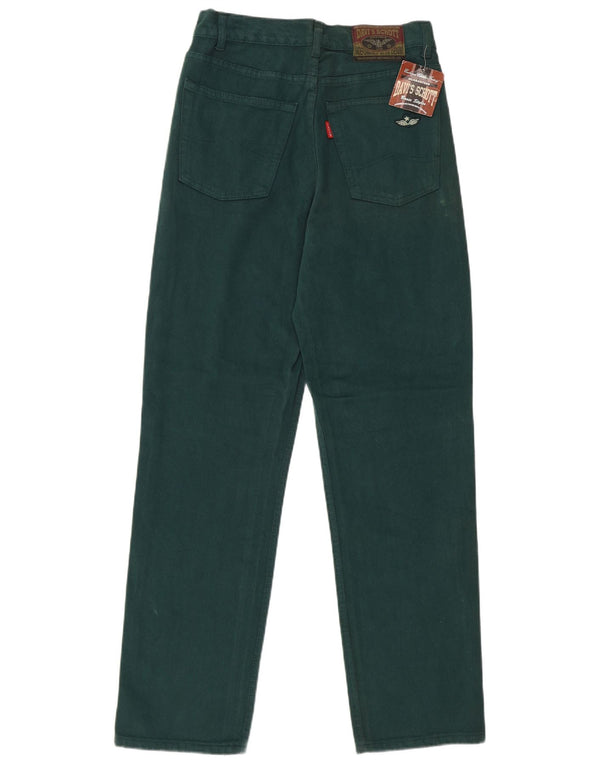 Vintage Dame Jeans med høj talje IT 44 Medium W28 L31 Grøn