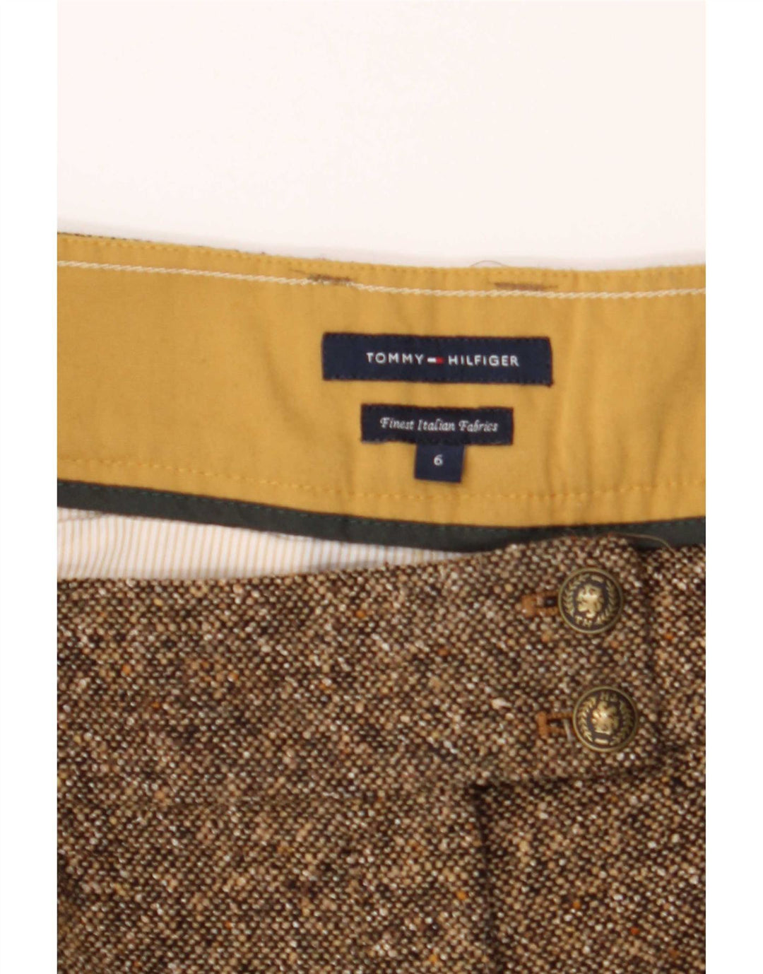 Tommy Hilfiger Kvinder Casual Shorts US 6 Medium W30 Brun Flecked Uld