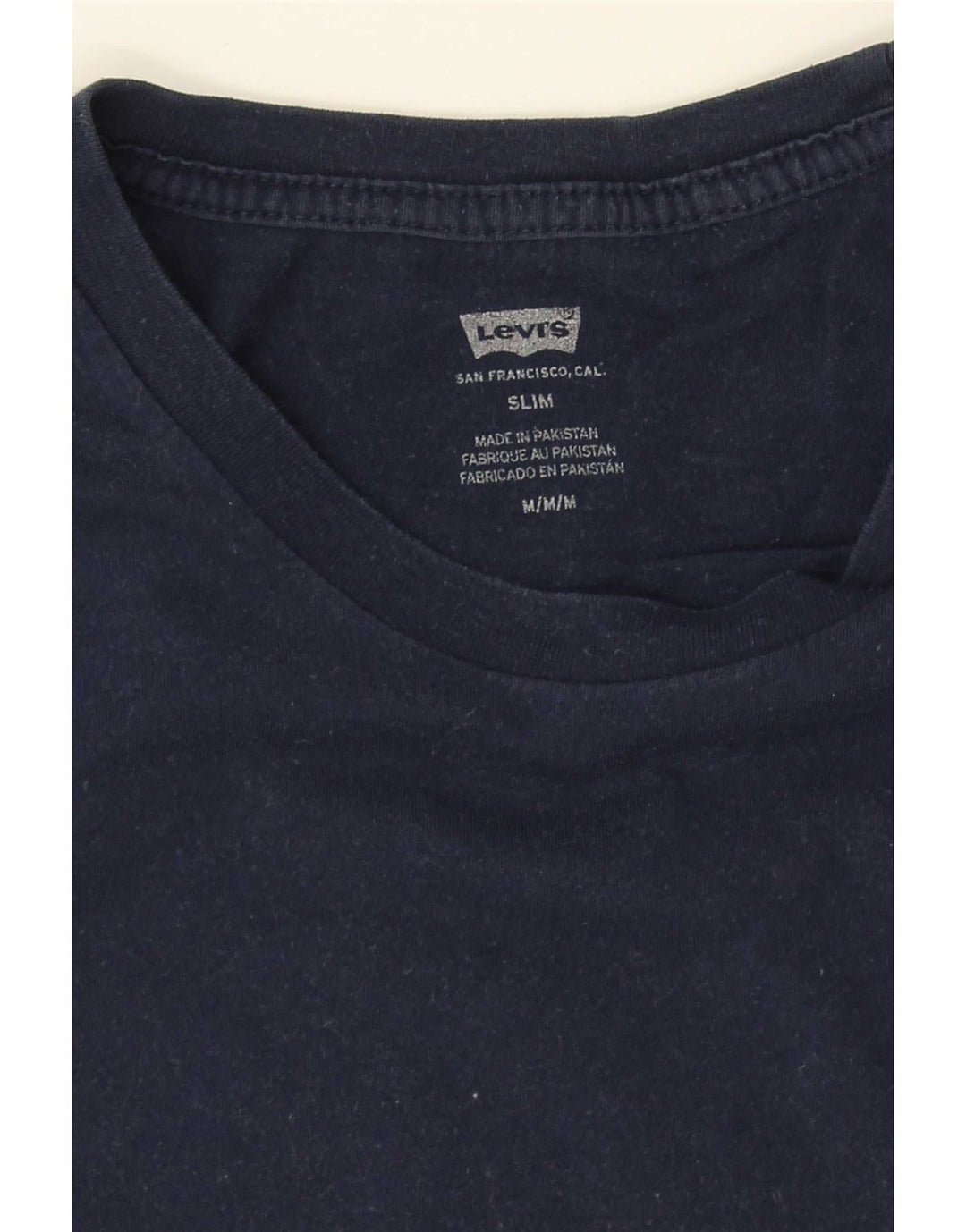 Levi's Herre Slim Fit T-Shirt Top Medium Navy Blue