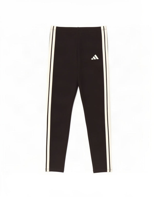Adidas Womens Crop Leggings UK 12/14 Medium Black Bomuld