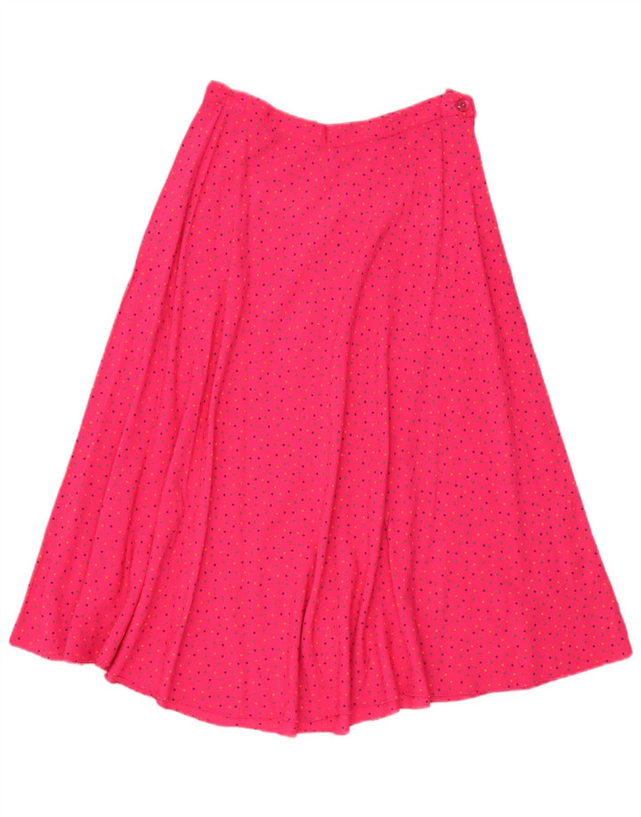 Vintage A-Line nederdel til kvinder W26 Small Pink Spotted