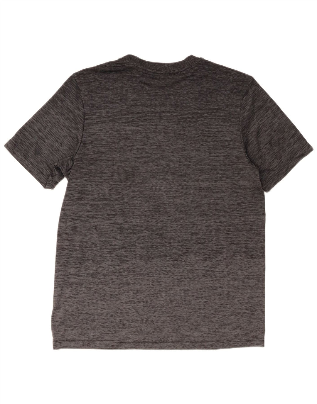 Adidas Herre T-Shirt Top Medium Grey Flecked Polyester