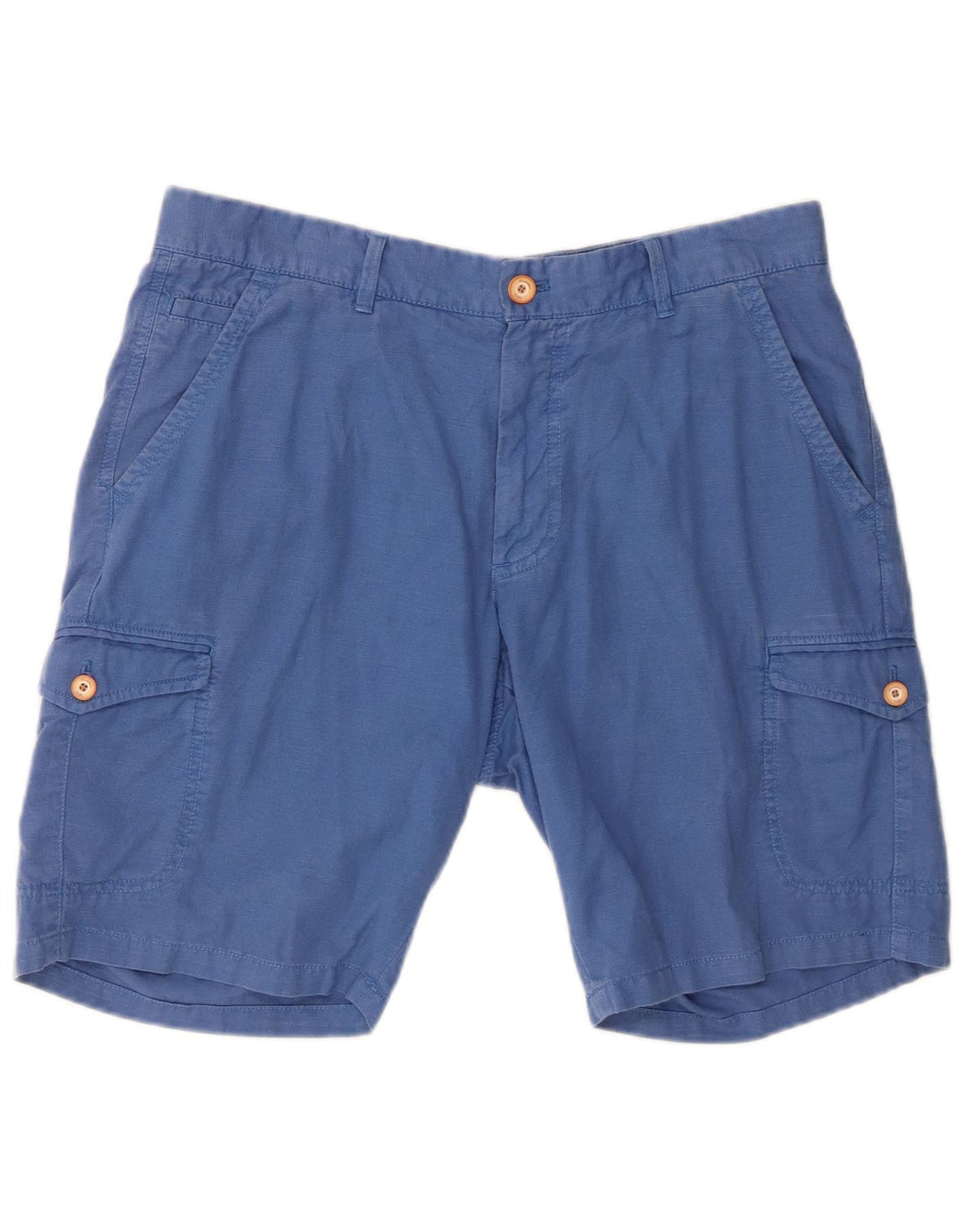Massimo Dutti Herre Cargo Shorts EU 42 Large W32 Blå