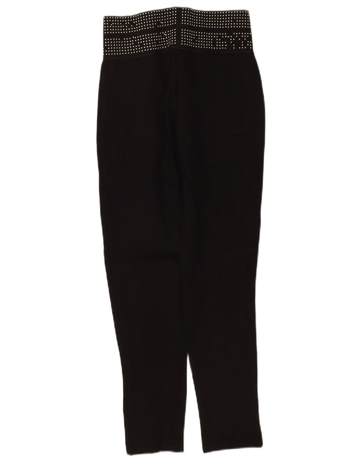 Zara Dame Skinny Cropped Trousers Medium W28 L25 Sort