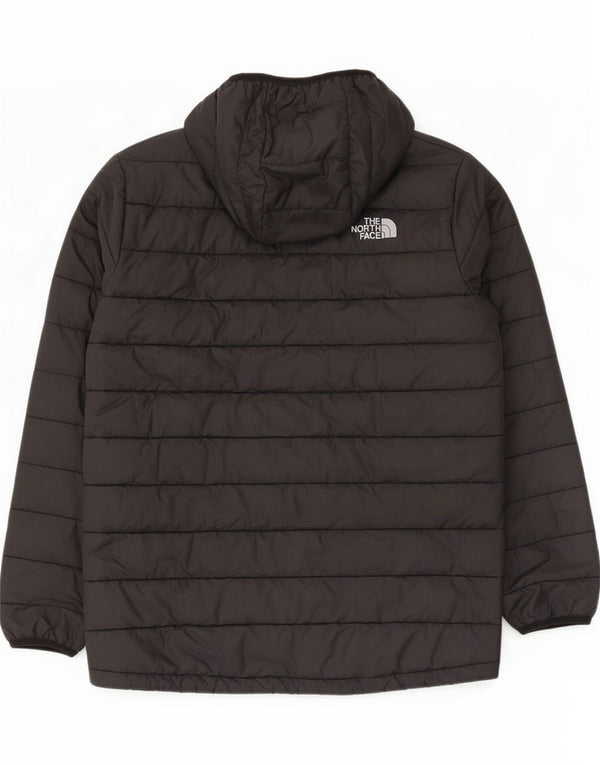 The North Face Boys Polstret hættejakke 11-12 år Stor sort polyester