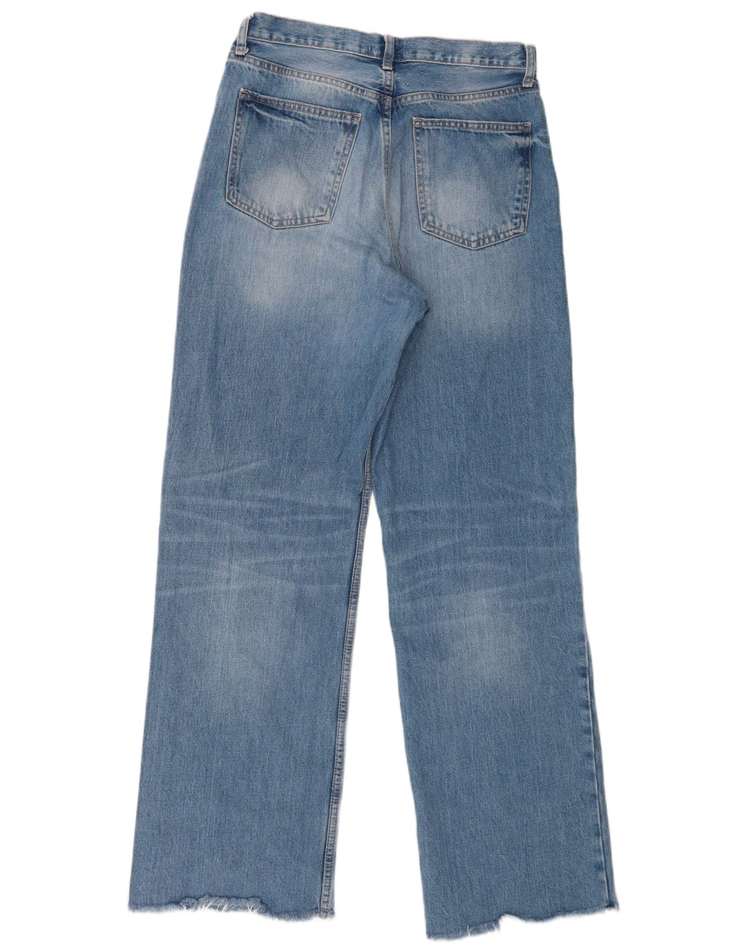 Zara Dame Straight Jeans EU 40 Medium W30 L33 Blå