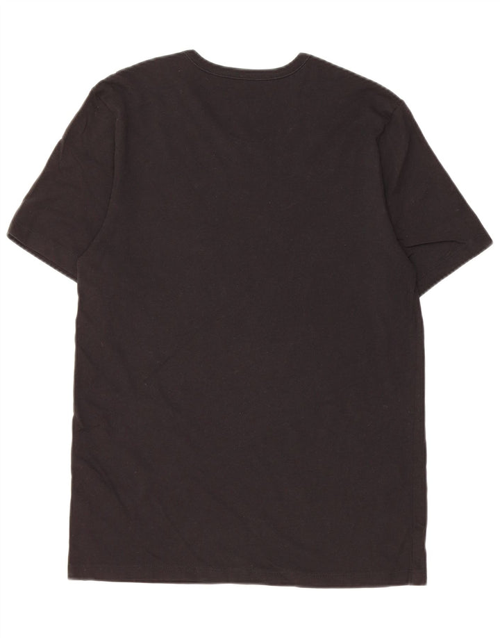 Hugo Boss Herre T-Shirt Top Lille Sort Bomuld