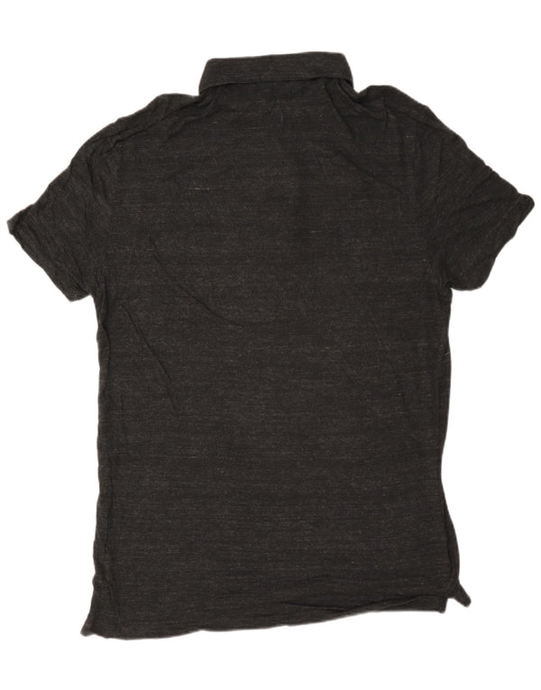 All Saints Polo Shirt til mænd Stor Grå Flecked