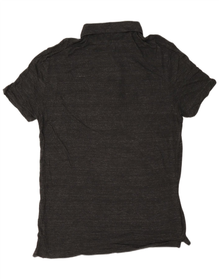 All Saints Polo Shirt til mænd Stor Grå Flecked