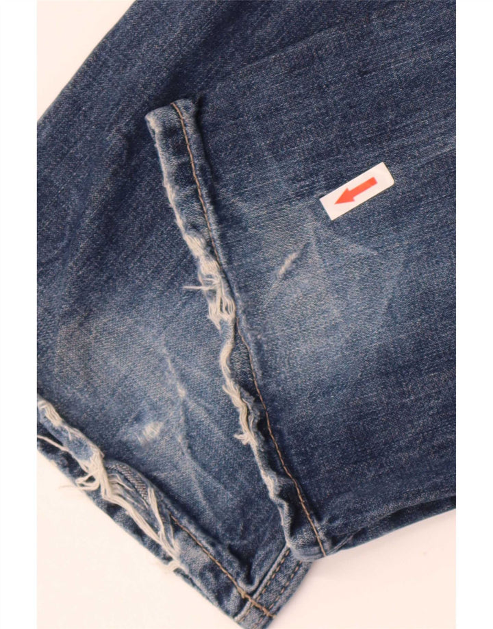 Fat Face Herre Straight Jeans W34 L34 Blå Bomuld