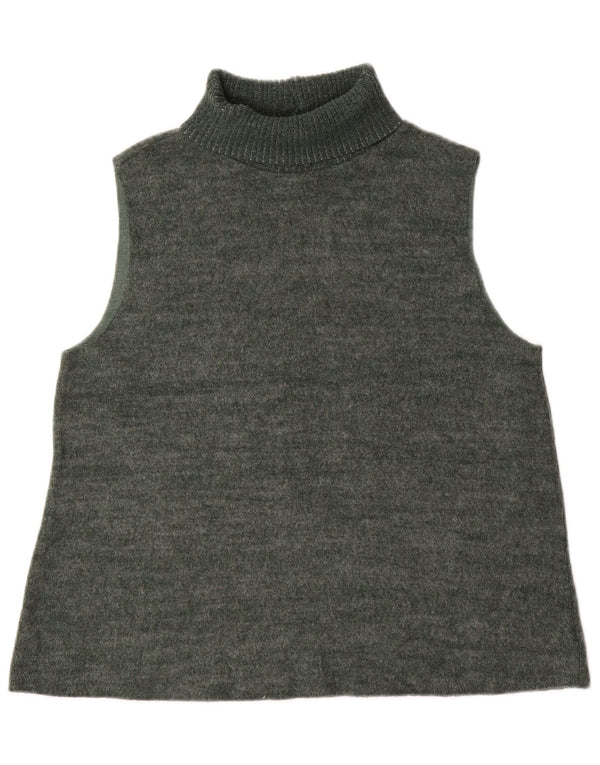 Zara Dame Vest Tank Top UK 14 Large Grøn