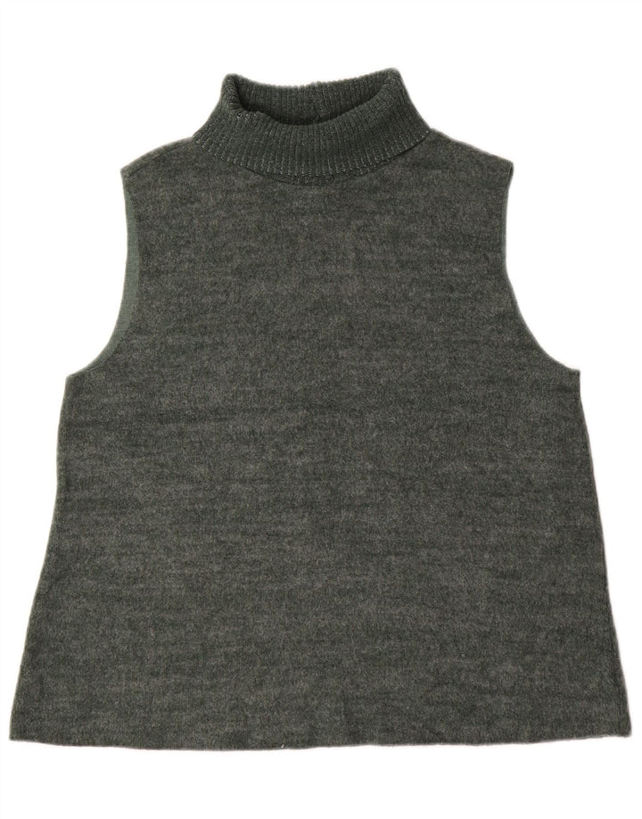 Zara Dame Vest Tank Top UK 14 Large Grøn