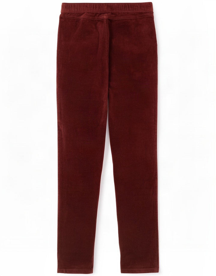 Marks & Spencer Womens Leggings UK 12 Medium Maroon Cotton