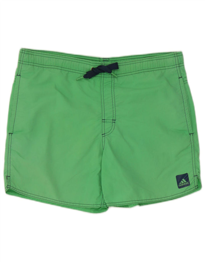 Adidas Badeshorts til mænd Små grøn nylon