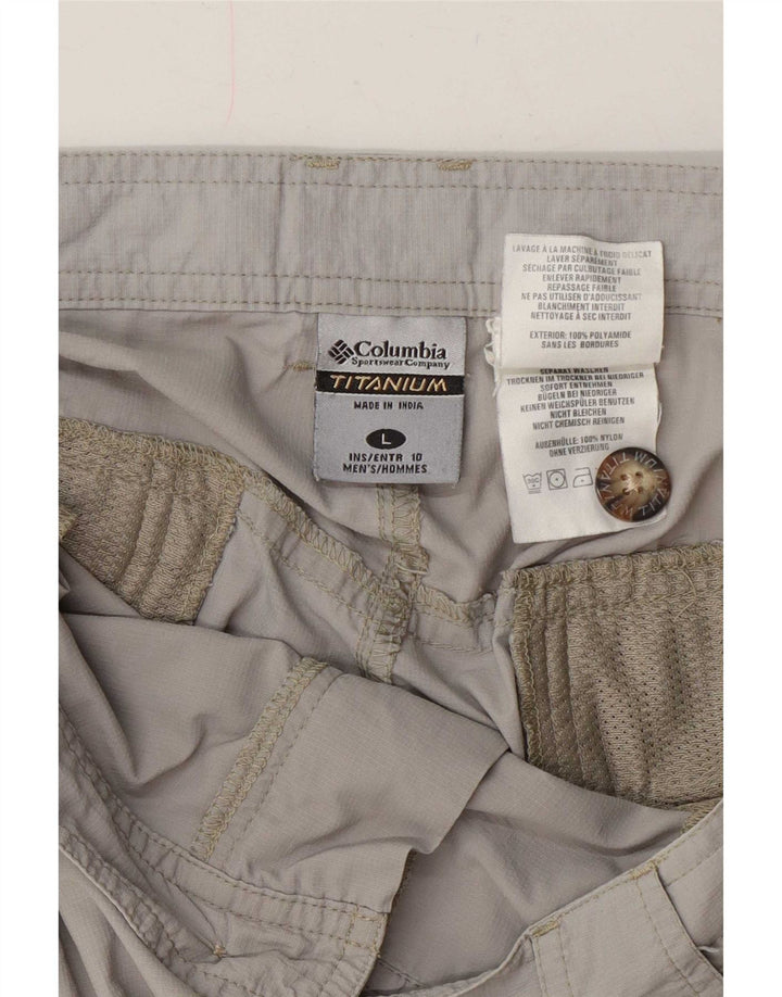 Columbia Herre Titanium Cargo Shorts Large W36 Grå Polyamid