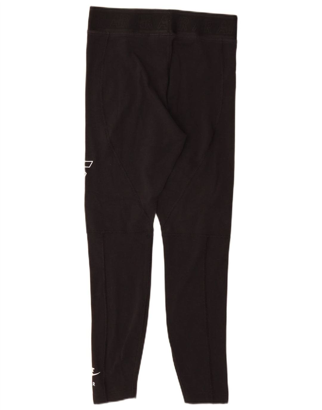 Nike Dame Grafiske Leggings UK 12 Medium Sort Bomuld