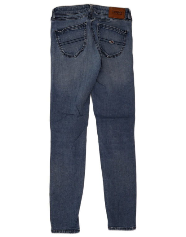 Tommy Hilfiger Dame Skinny Jeans W26 L28 Blå Bomuld