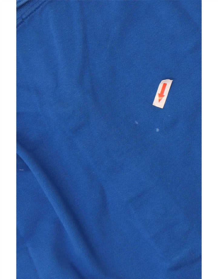 Sergio Tacchini Herre Polo Shirt IT 50 Stor Blå Bomuld