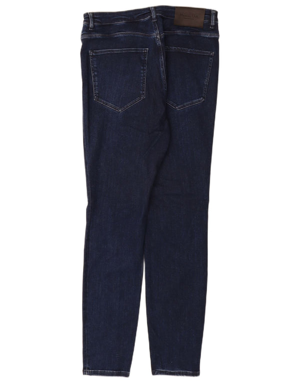 Massimo Dutti Dame Skinny Jeans EU 42 Large W32 L30 Navy Blue