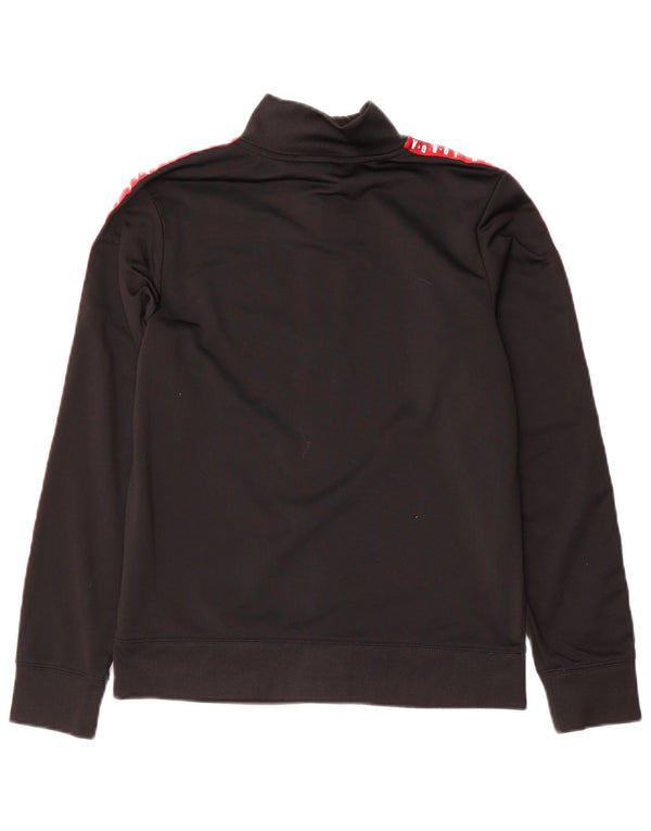 Jordan Boys træningsdragt topjakke 12-13 år Stor sort farveblok