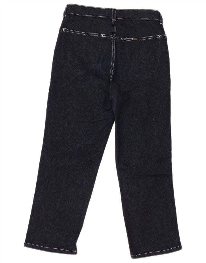 Lee Dame Capri Jeans W28 L23 Marineblå Bomuld