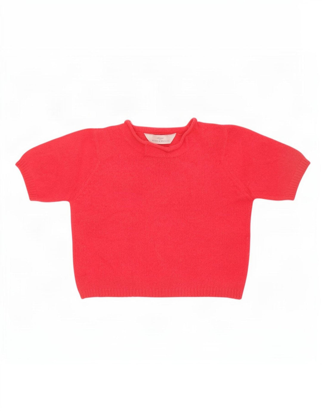 Marks & Spencer Dame Crop Turtle Neck Jumper Sweater UK 10 Small Pink