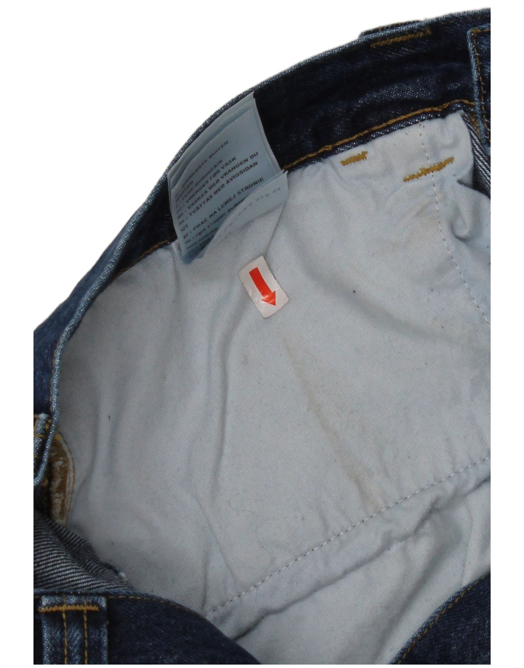 CARHARTT Herre tilspidsede jeans Medium W36 L29 Blå Bomuld