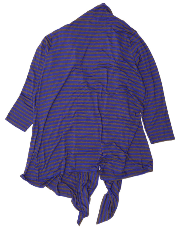 Marks & Spencer Dame Autograf Asymmetrisk Cardigan Sweater UK 24 4XL Blå