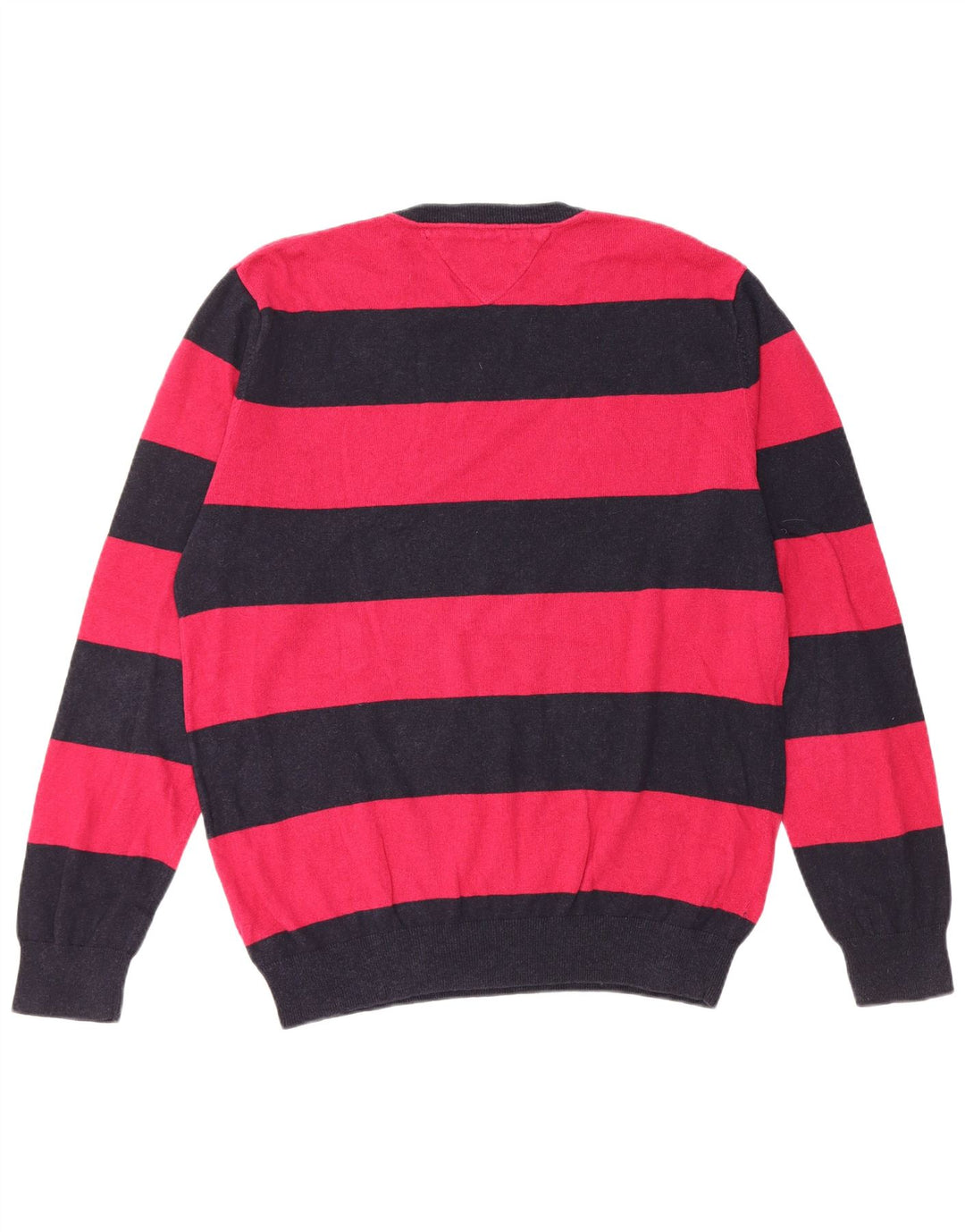 TOMMY HILFIGER Dame sweater med rund hals DK 18 XL Pink Stribet