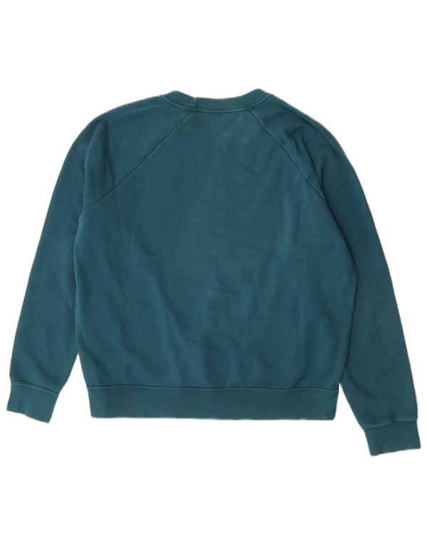 Nike Dame Sweatshirt Jumper UK 14 Medium Grøn Bomuld