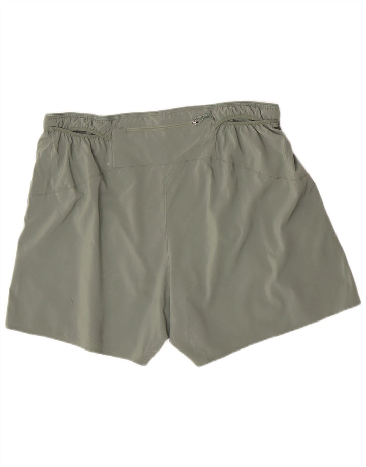 Patagonia Dame Sports Shorts UK 14 Stor Khaki Polyester