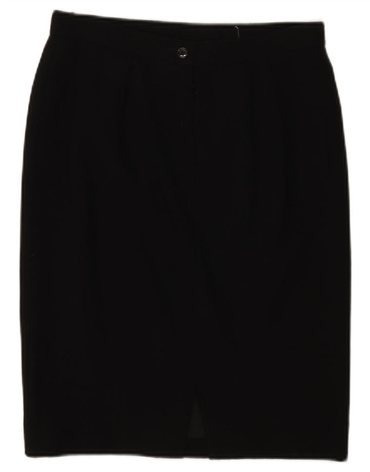 Valentino lige nederdel til kvinder IT 44 Medium W28 Sort uld