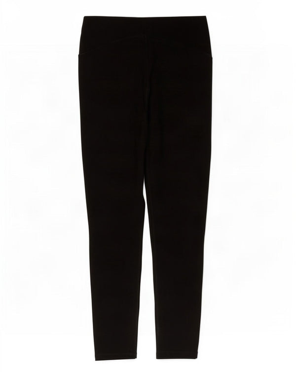 Marks & Spencer Womens Leggings UK 14 Medium Black Viscose
